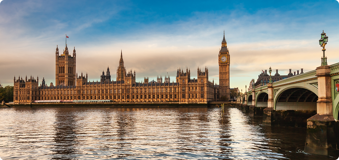 view of the UK Parliament and Big Ben