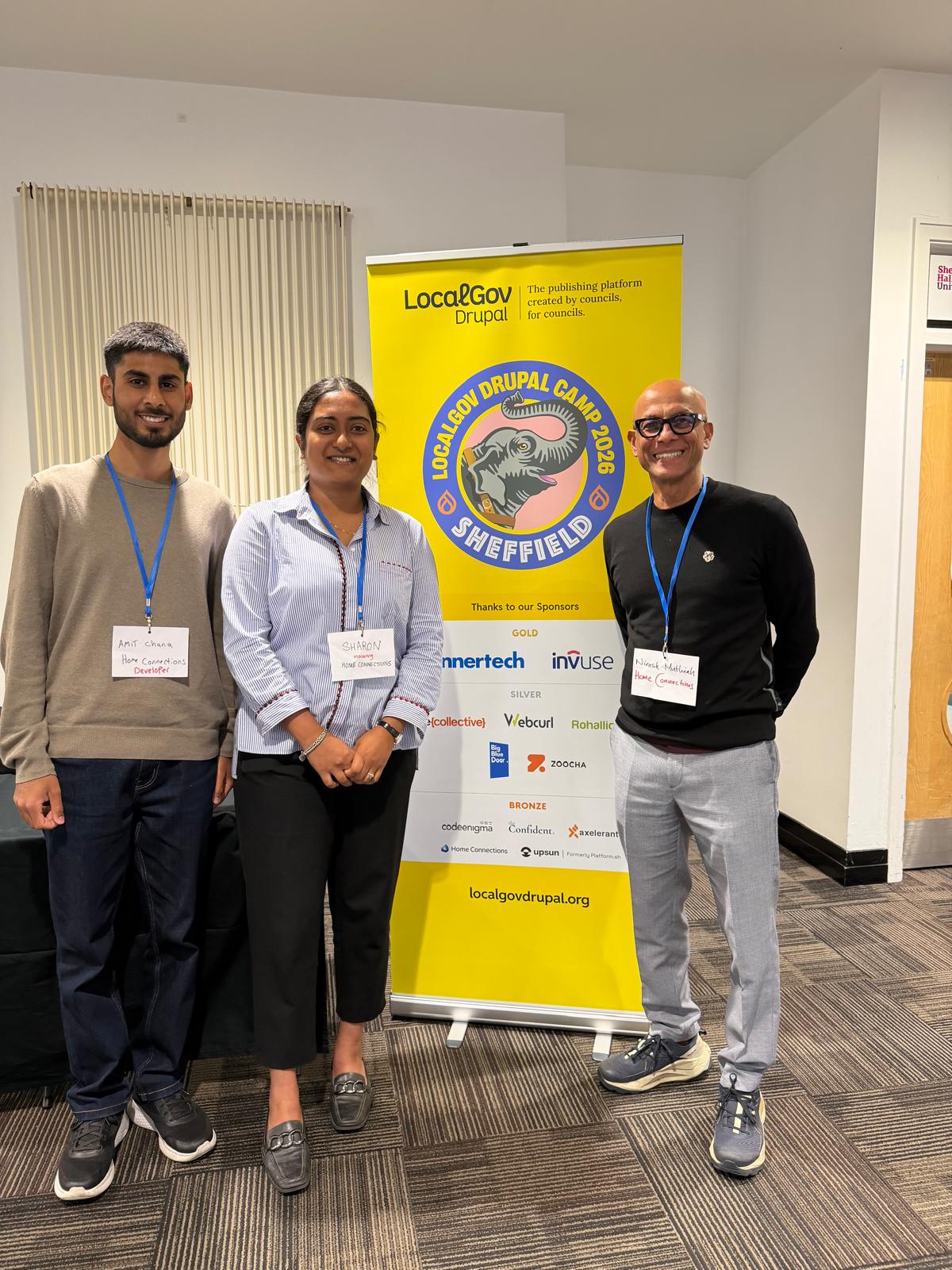 The Home Connections team at LocalGov Drupal Camp 2026